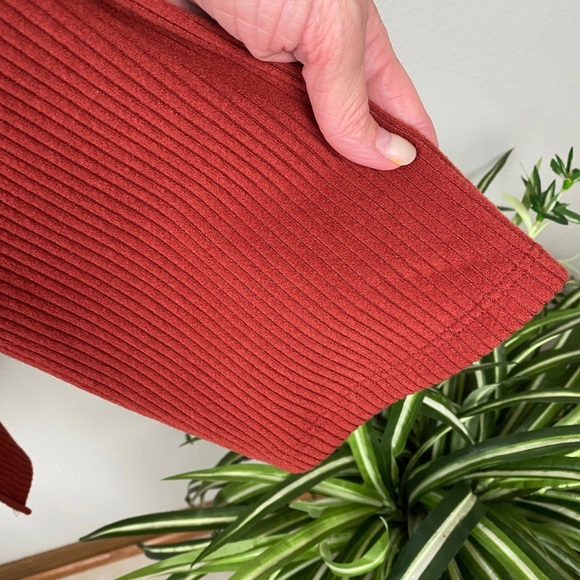 Old Navy, Plus Size XXL Burnt Orange Mock Neck Warm 3/4 Sleeve Pullover Shirt - Picture 4 of 9